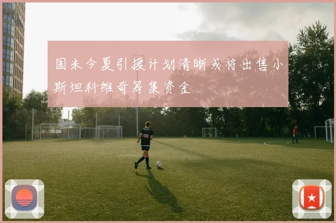 国米今夏引援计划清晰或将出售小斯坦科维奇筹集资金